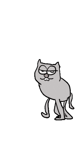 Cat Ytram Sticker by Hombre_McSteez