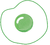 Egg Toulouse Sticker by Studio DOT