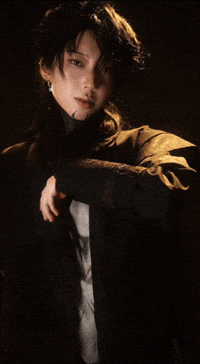 Beautiful Girl Flirting GIF