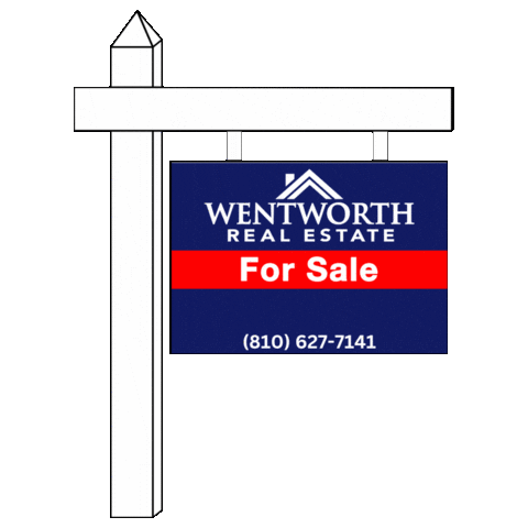 House Realtor Sticker by WentworthRealEstate