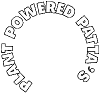Plant Powered Pattas Sticker by Nooch.Earth