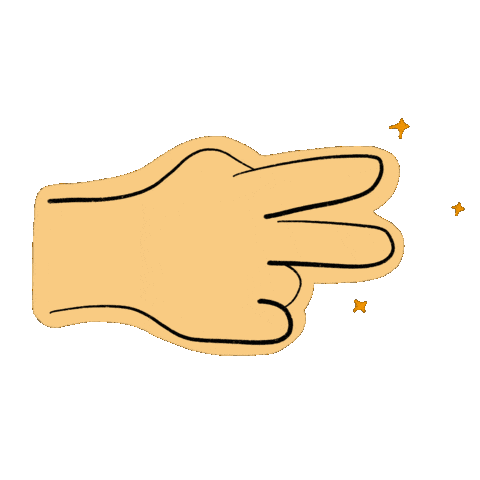 Hands Scissors Sticker by Keva Epale