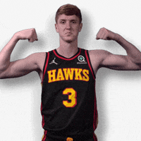 Flexing Kevin Huerter GIF by Atlanta Hawks