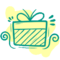 Christmas Gift Sticker by Nerdom