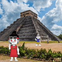 Chichen Itza Pyramid Gif GIF by Zhotcita