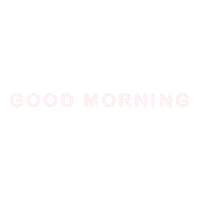 Good Morning Pink Sticker