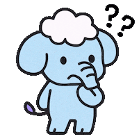 물음표 Sticker by imaginecne