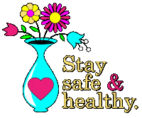 studiotensho flowers healthy positive covid19 Sticker