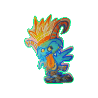 Monster Graffiti Sticker