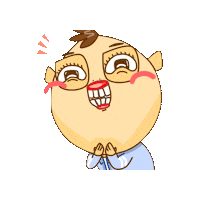 GinGin1118 love laughing couple ha Sticker