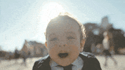 evian baby water singer drinking GIF