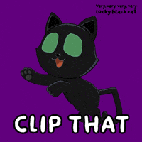 Glow Black Cat GIF by VeeFriends
