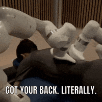Got Your Back Robots GIF by Aescape