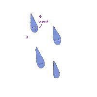 Rain Drop Sticker