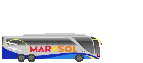 maresolviagens giphyupload sun sol bus Sticker