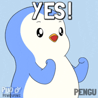 Happy Lets Go GIF by Pudgy Penguins