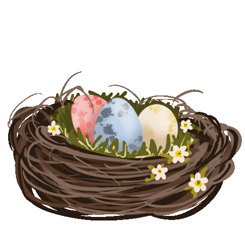 Easter Eggs Sticker