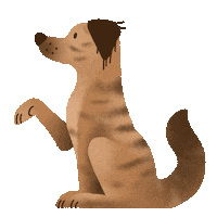 Dog Pacsi Sticker by Artificial Group