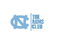 Carolina Unc Sticker by The Rams Club