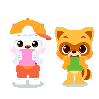 LOTTYFRIENDS summer gift character 2d Sticker