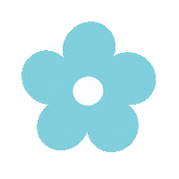 Flower Blueflower Sticker