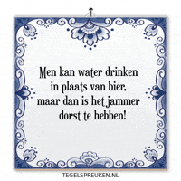 Water Humor GIF by Tegelspreuken.nl