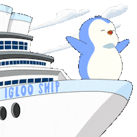 Happy I Believe I Can Fly Sticker by Pudgy Penguins