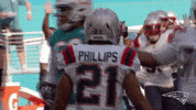 Happy Adrian Phillips GIF by New England Patriots