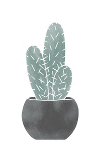 Plant Cactus Sticker
