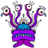 Monster Sticker by RARO