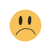 Sad Face Sticker