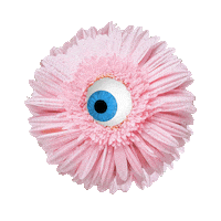 Pink Flower Sticker by Chantal Caduff