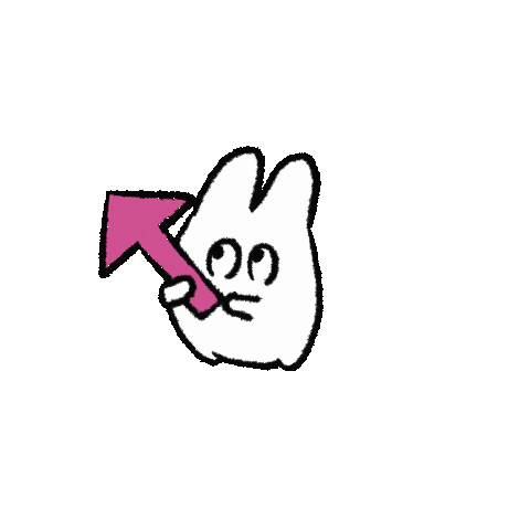 Rabbit 矢印 Sticker