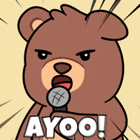 Teddy Bear Mic Drop GIF by BEARISH