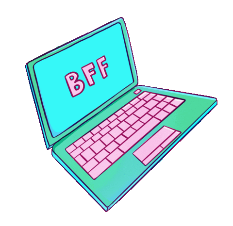 Pink Work Sticker