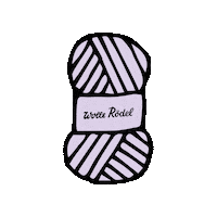 Wolle Garn Sticker by idee. Creativmarkt