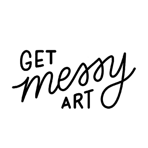GetMessy get messy get messy art messy artist Sticker