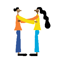 Love Island Hug Sticker by Lawrence Slater