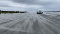 Hurricane Ian's Outer Bands Reach Georgia's Jekyll Island