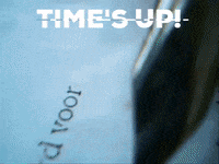 time's up ultimatum GIF by Squirrel Monkey