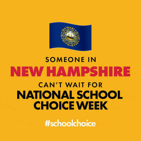SchoolChoiceWeek education parents teachers new hampshire GIF