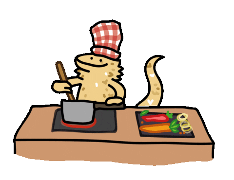 Chef Cooking Sticker by TeaBag
