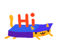 Hello Sticker by Cindy Suen