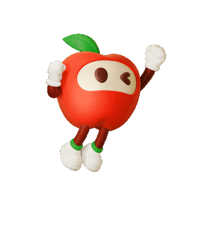 Apple Fruit Sticker by elbe-obst
