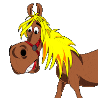 Horse Wastl Sticker by Hotel Neubergerhof