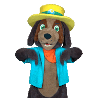 RCN_Vakantieparken wijzen sammy rcn hieronder Sticker