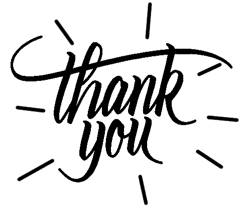 Thanks Thank You Sticker