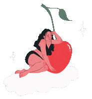 Relaxed Lingerie Sticker
