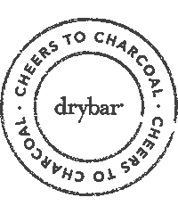 on the rocks charcoal Sticker by The Drybar