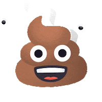 Caca Mierda Sticker by Zero Studio